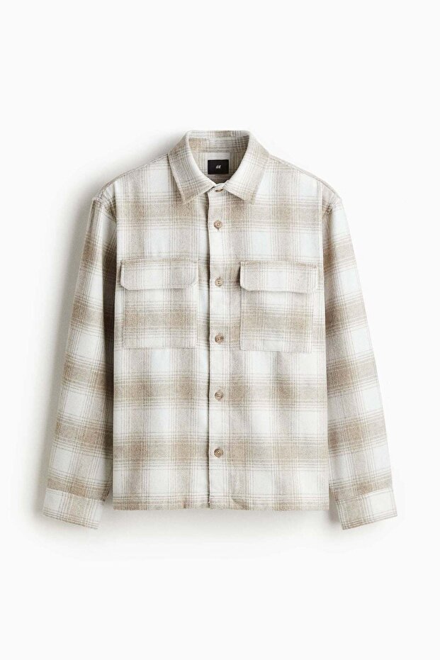 Regular Fit Flannel overshirt - 6