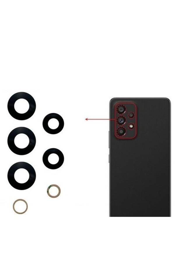 Samsung Galaxy A73 5g Compatible Camera Lens Glass Sm-A736B Multicolor