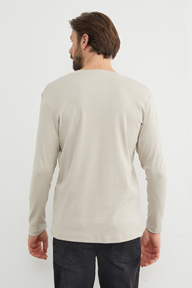 Basic V Yaka Ribanalı Body - 6