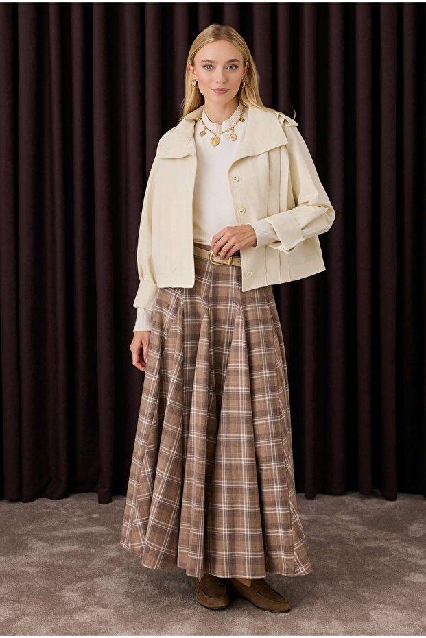 Jachetă scurtă plisată Bone - 1