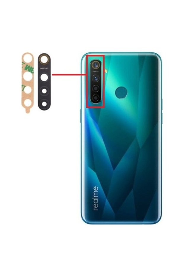 Realme 5 Pro Compatible Camera Lens Glass Rmx1971 Rmx1973 Multicolor