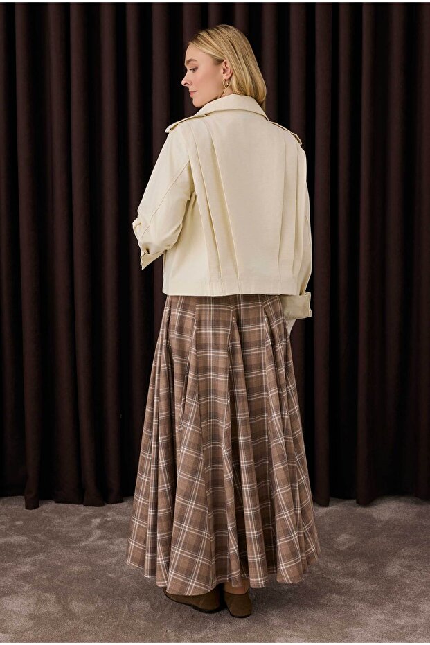 Jachetă scurtă plisată Bone - 5