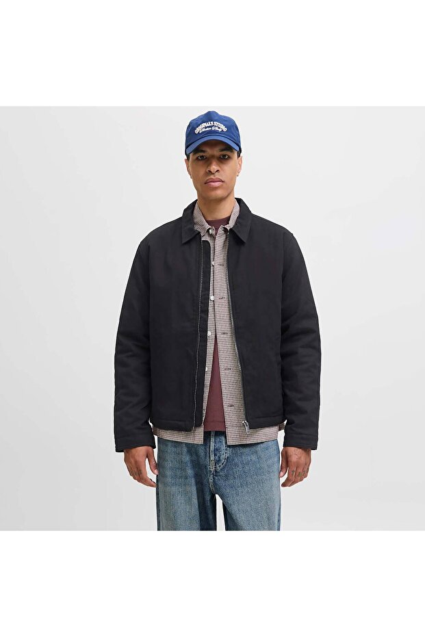 Dover Worker Men's Black Jacket (12278797-B)