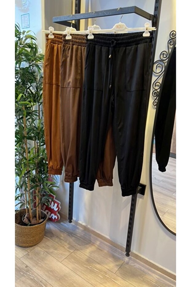 KADIN SUET PANTOLON - 2