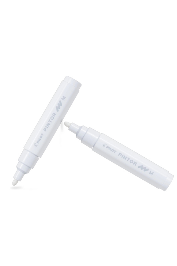 قلم رصاص (ذكر) برأس مستدير أبيض (قطعتان) - 1