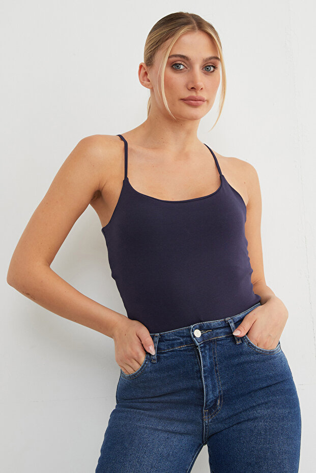 Basic İp Askılı Çıtçıtlı Body - 1