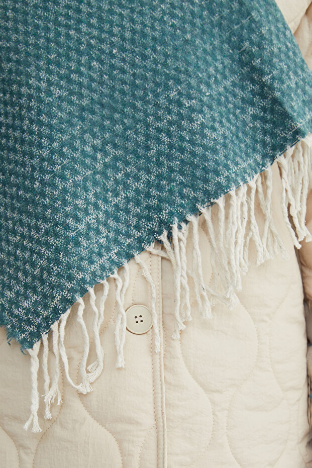 Square Patterned Shawl - 5