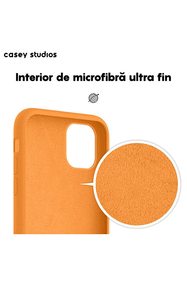 iPhone 11 Silicone Case, with Microfiber, Slim, Protective, Raised Edges, Nectarines - 7