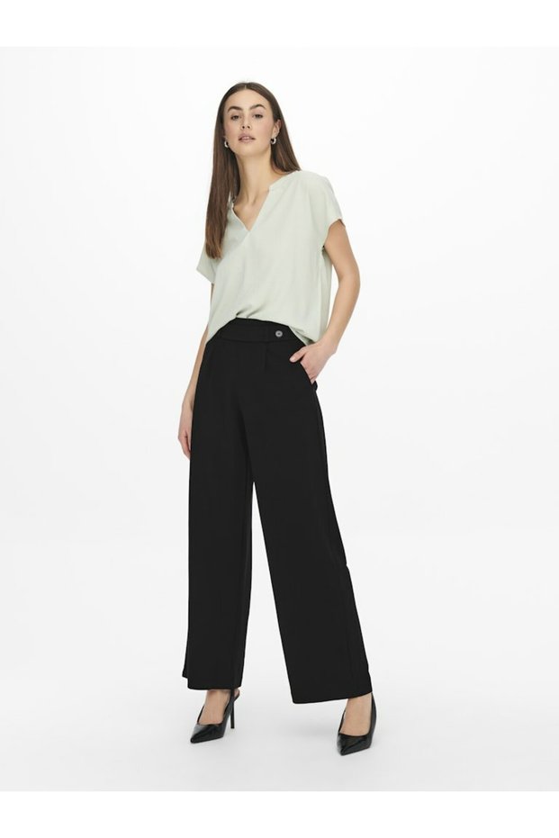 Women's Black Jdygeggo Life New Long Pant Jrs Noos Trousers 15208430-Black