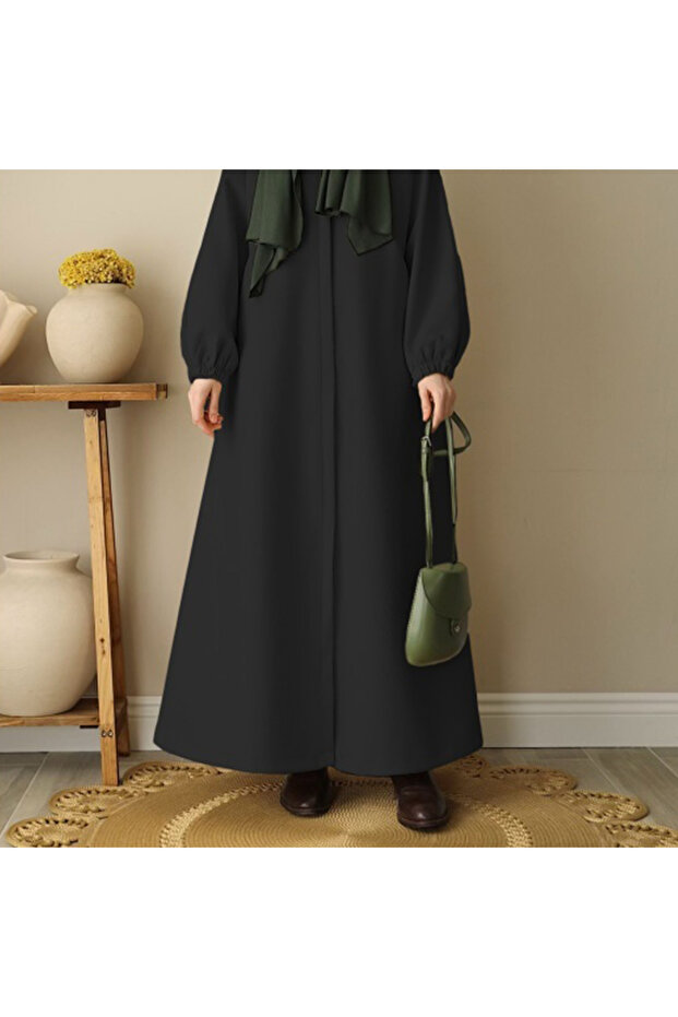 Imported Lined Cashmere Coat with Guaranteed No Pilling - Black