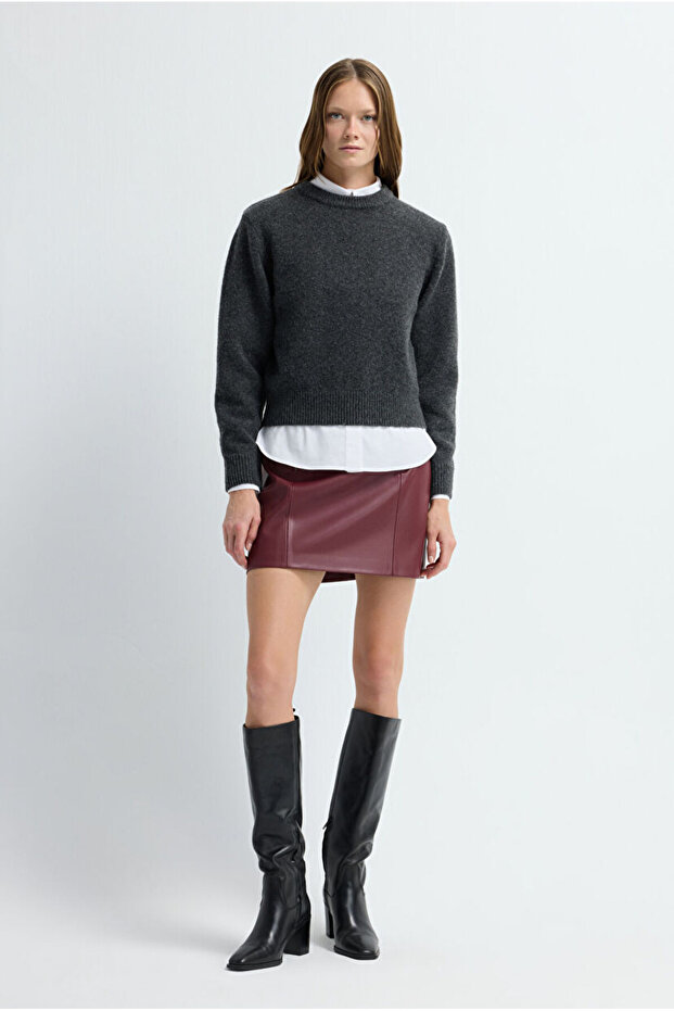 Uzun Kol Triko Kazak - 3