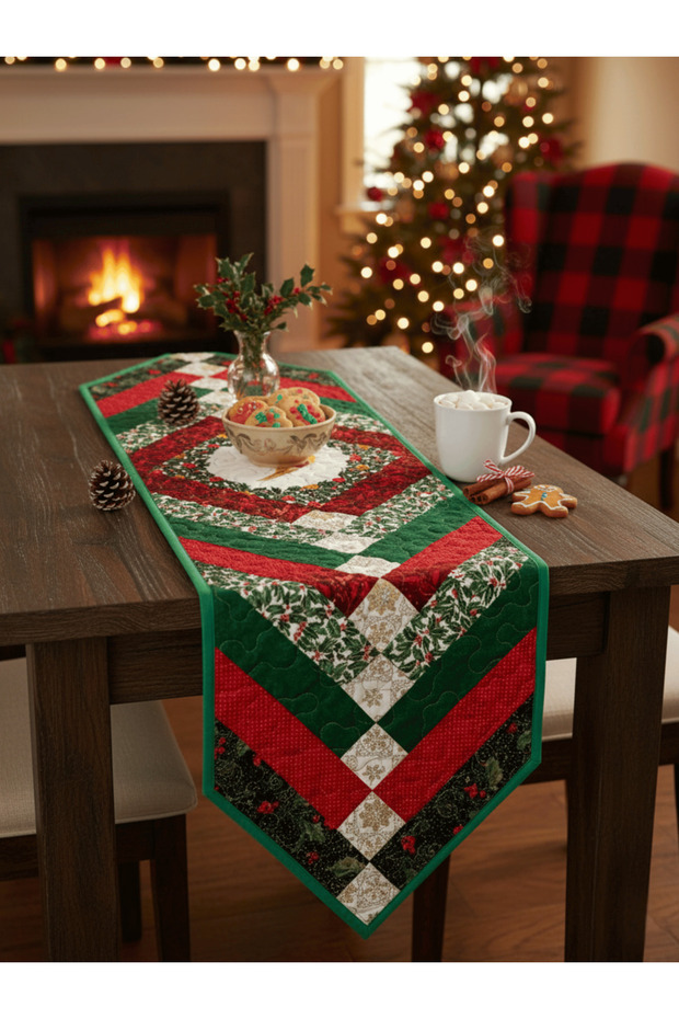 Christmas Themed Runner Decorative Tablecloth
