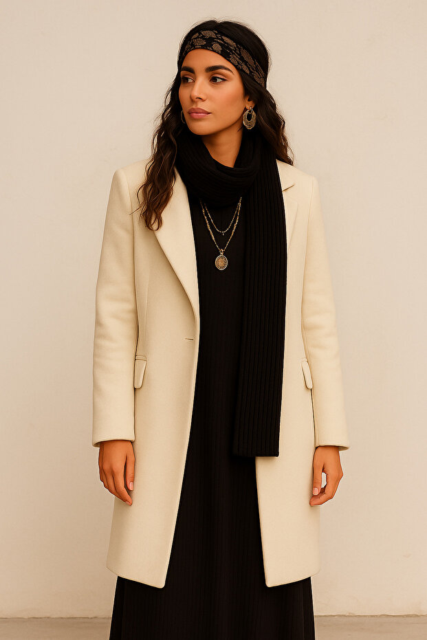 Kadın Triko Atkı - 1