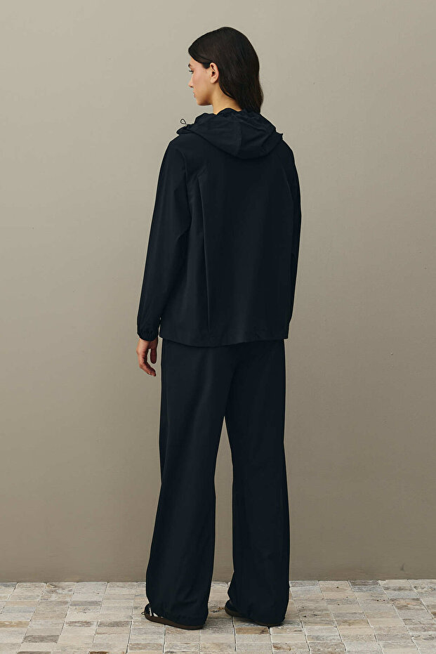 Kapüşonlu Light Touch Takım Siyah - 6