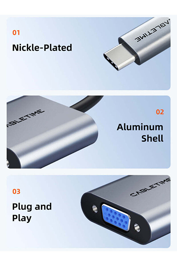 محول USB Type-C إلى VGA - 5