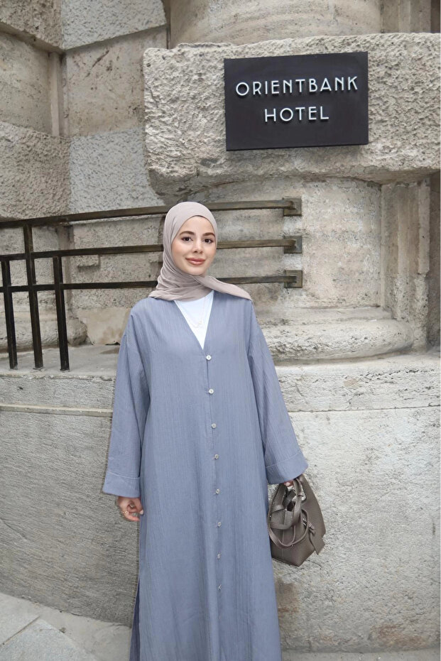 Düğmeli Ferace - 3