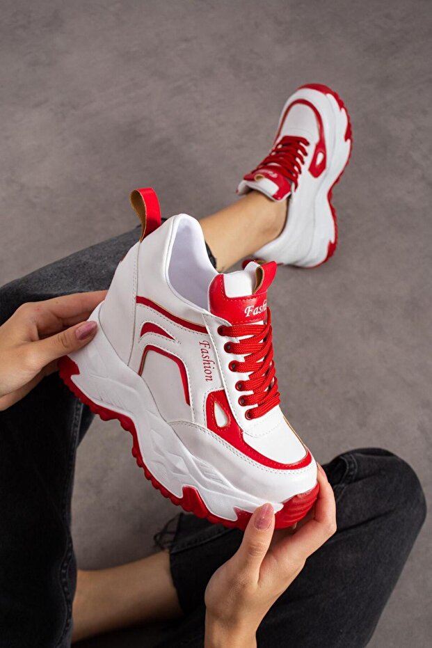 Women's Casual Hidden Wedge Heel Sneakers