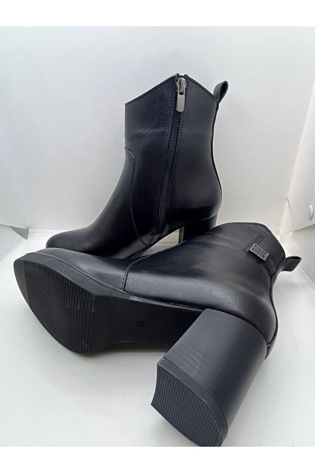 Hakiki Deri Platform Cilt Bot - 5