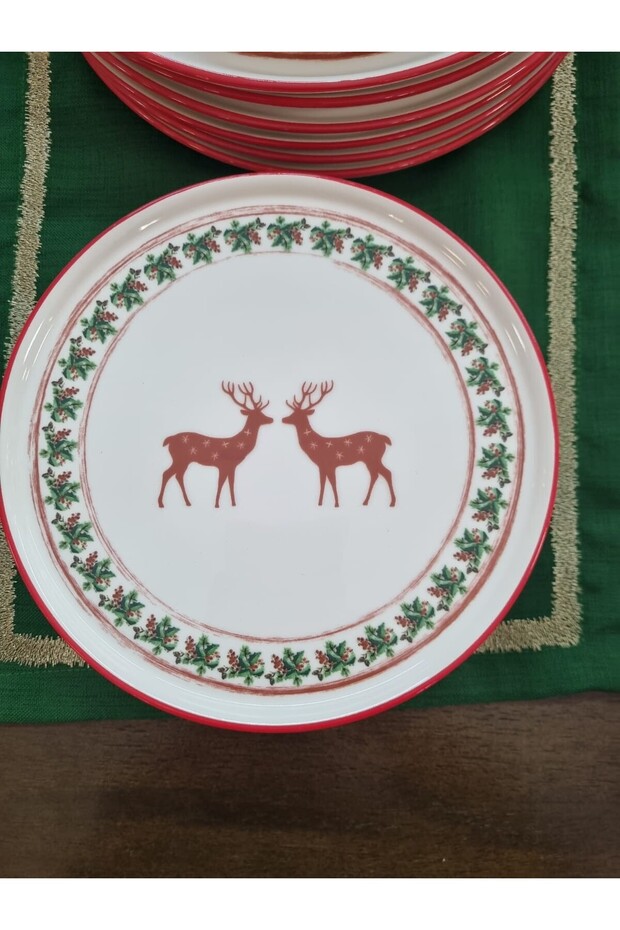 YILBAŞI SERVİS TABAĞI KOKİNA 27 CM STACKABLE 6 ADET - 3