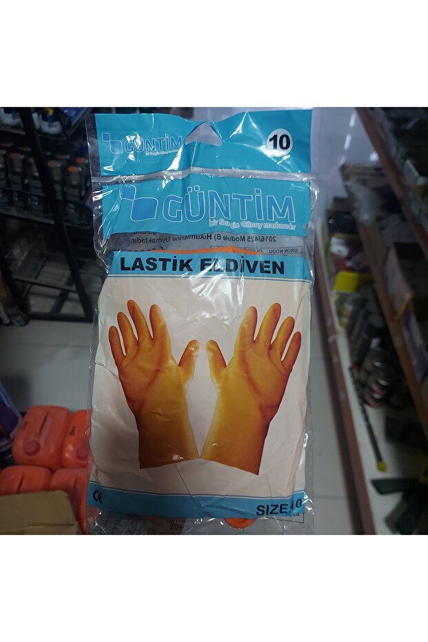 Lastik Eldiven 10 Numara - 1
