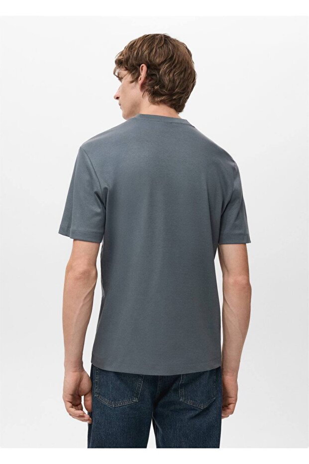 Medium weight regular fit tişört - 4