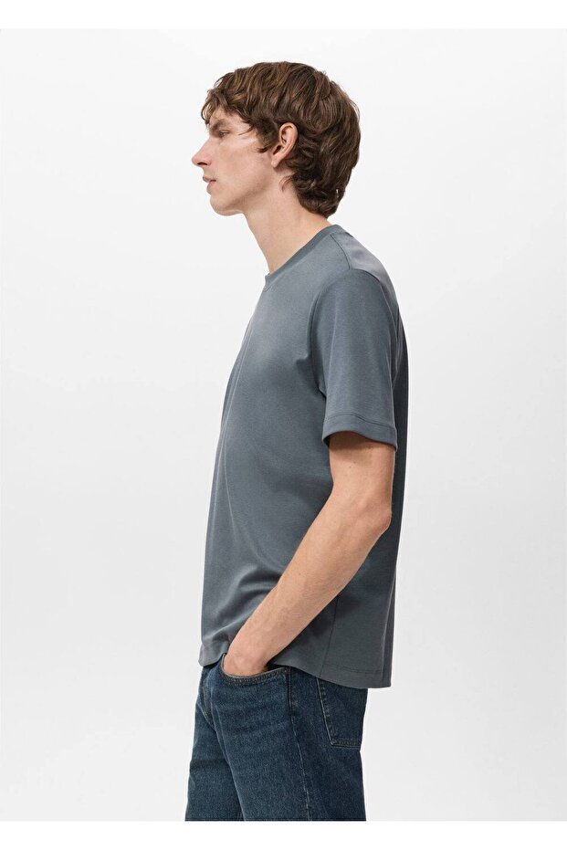 Medium weight regular fit tişört - 5