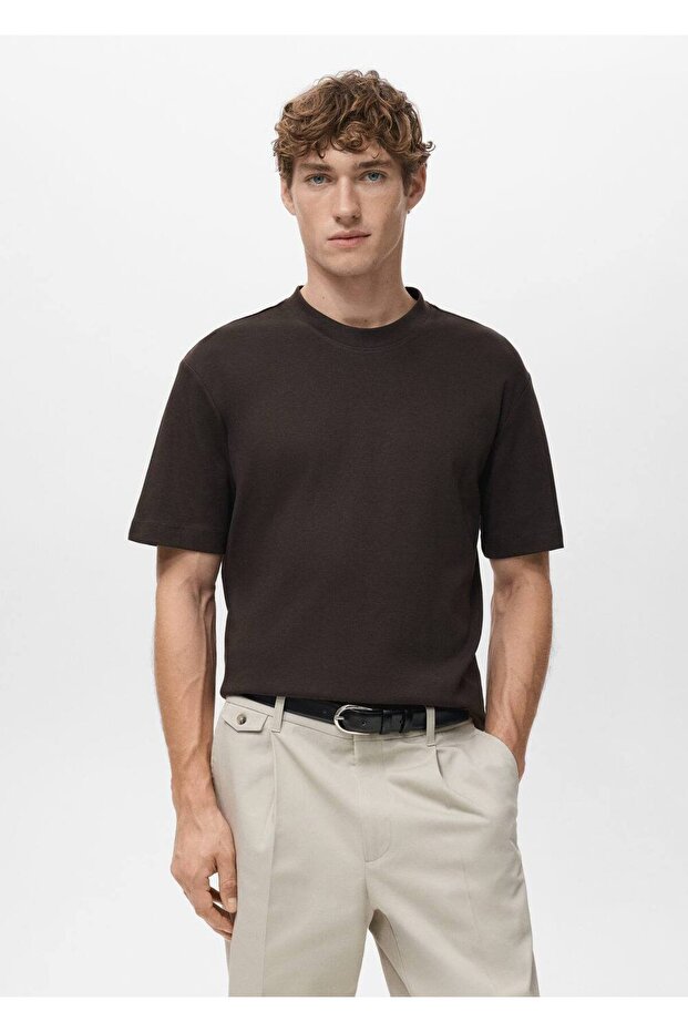 Medium weight regular fit tişört - 1