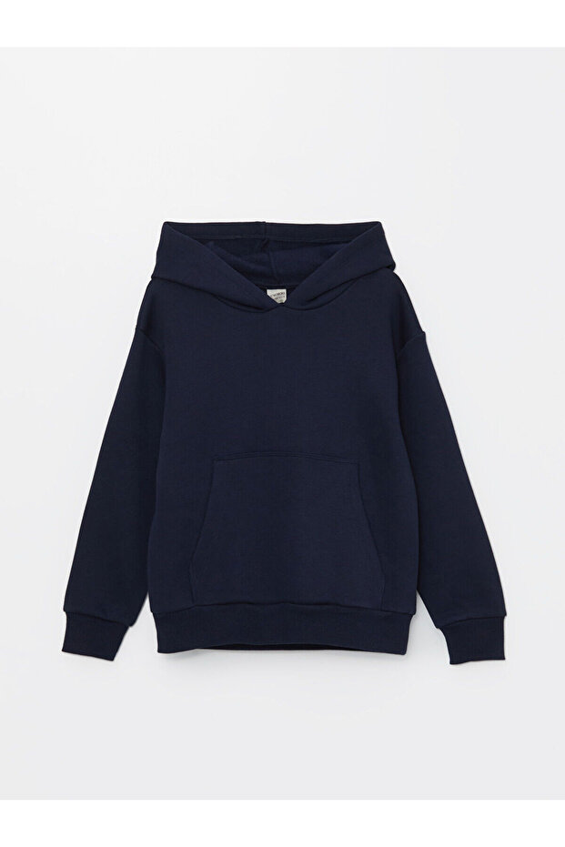 Peak New Season Hooded Plain Boys' Thick Sweatshirt
