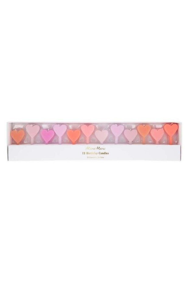 Pink Heart Candles