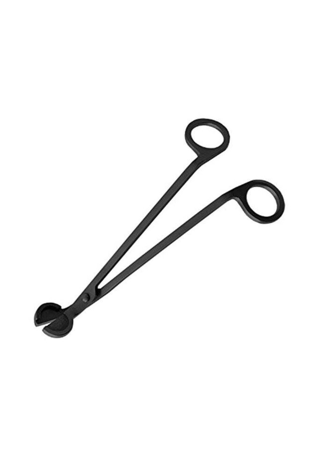Mr.Garden 7 Inch Matte Black Stainless Steel Candle Wick Trimmer Scissor Cutter Snuffers