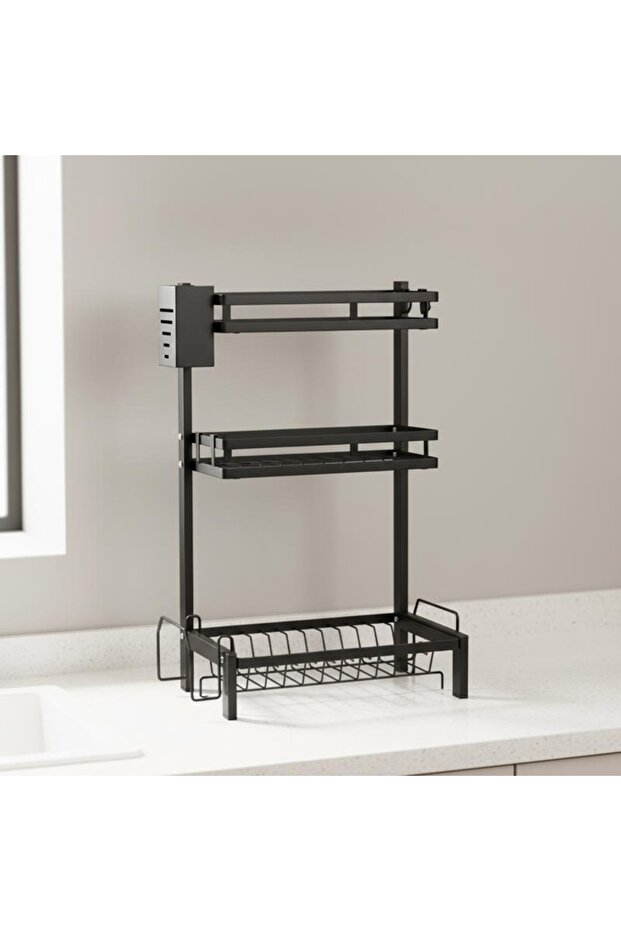 Multi-Function Dish Storage and Drying Rack - 1