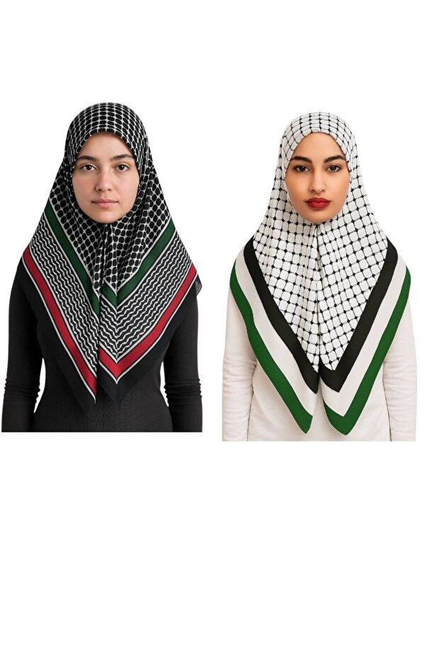 2 Pieces of 100/100 Santa Palestine Flag