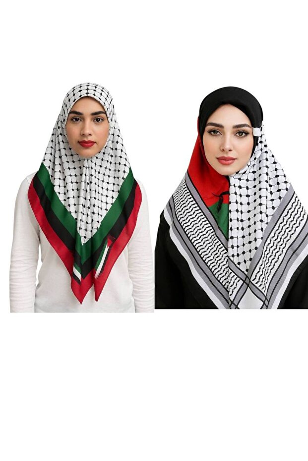 2 Pieces of 100/100 Santa Palestine Flag