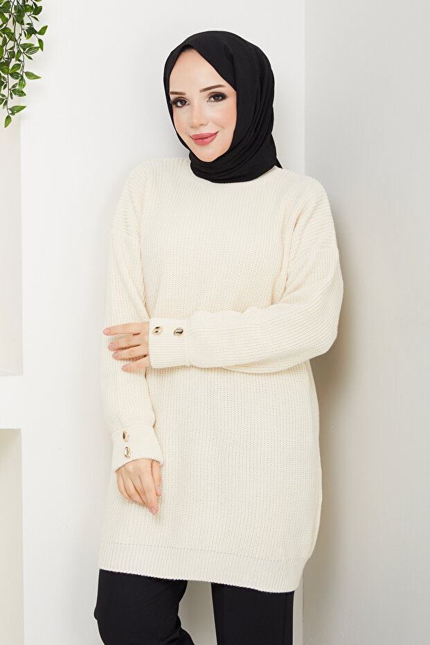 Women's Jewelled Sleeve Tunic