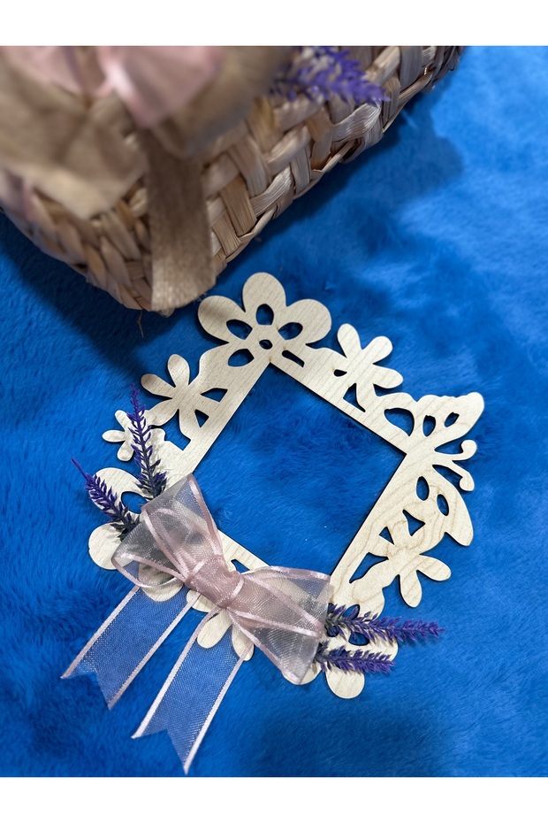 طقم مزدوج من سلة الباب وإطار المقبس بلون اللافندر - 3