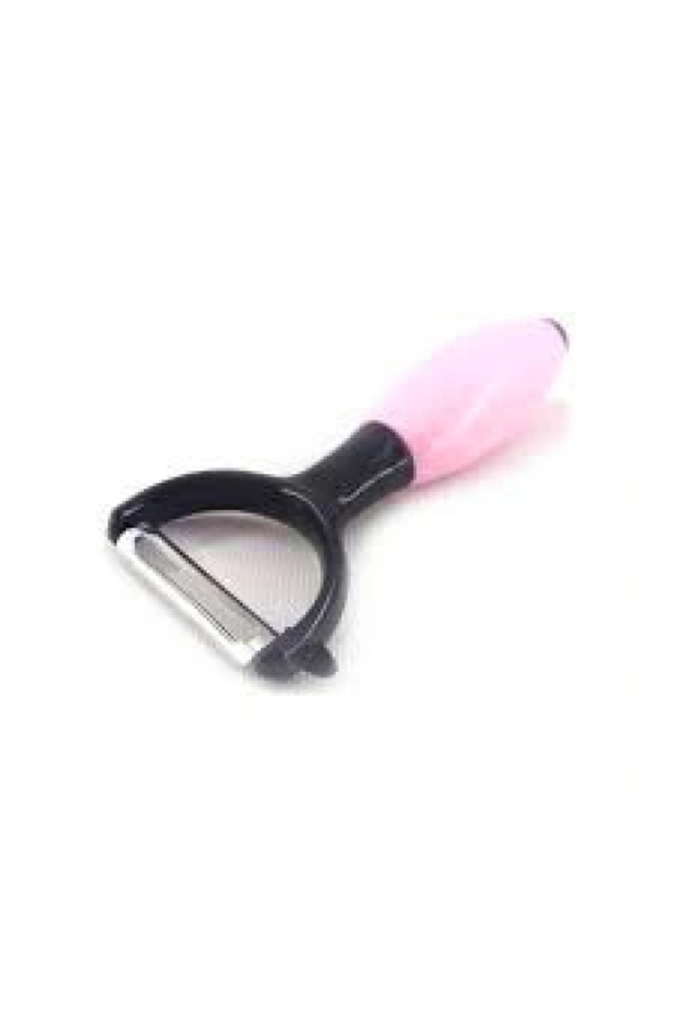 Chubby Steel Laser Cut Peeler with Silicone Handle