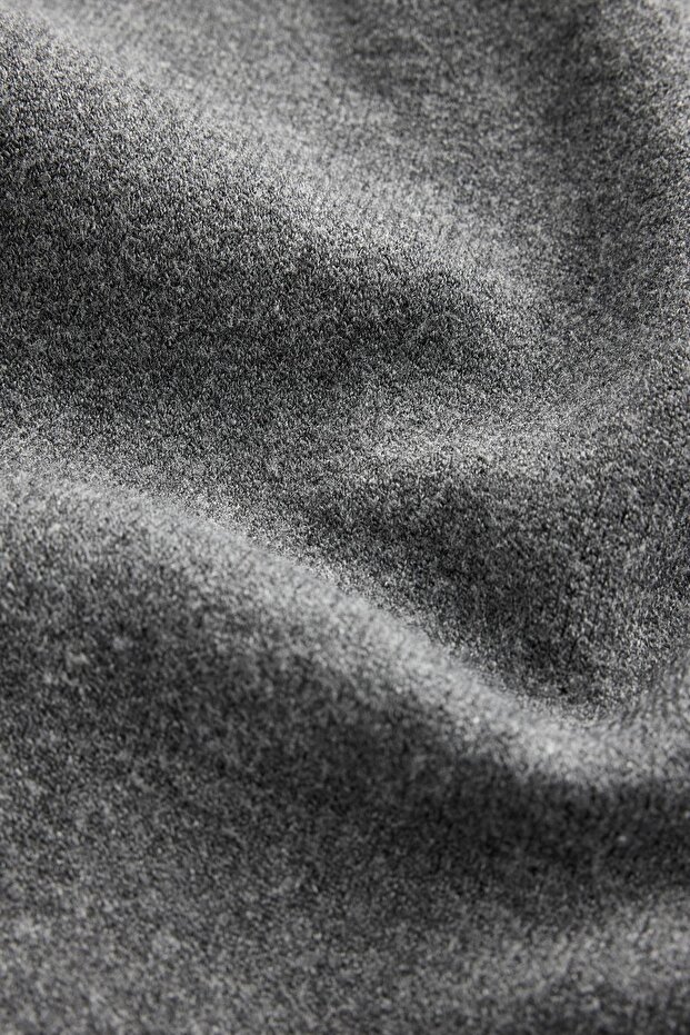 Kapüşonlu örgü ceket - 5