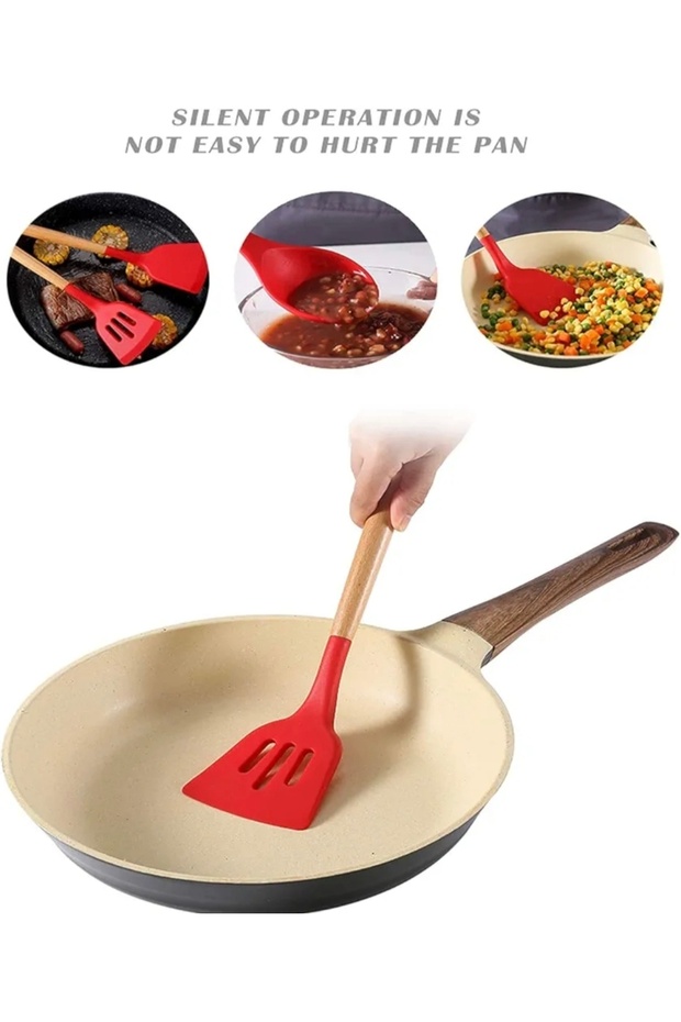 طقم ملاعق سليكون متكامل ومثالي - 4