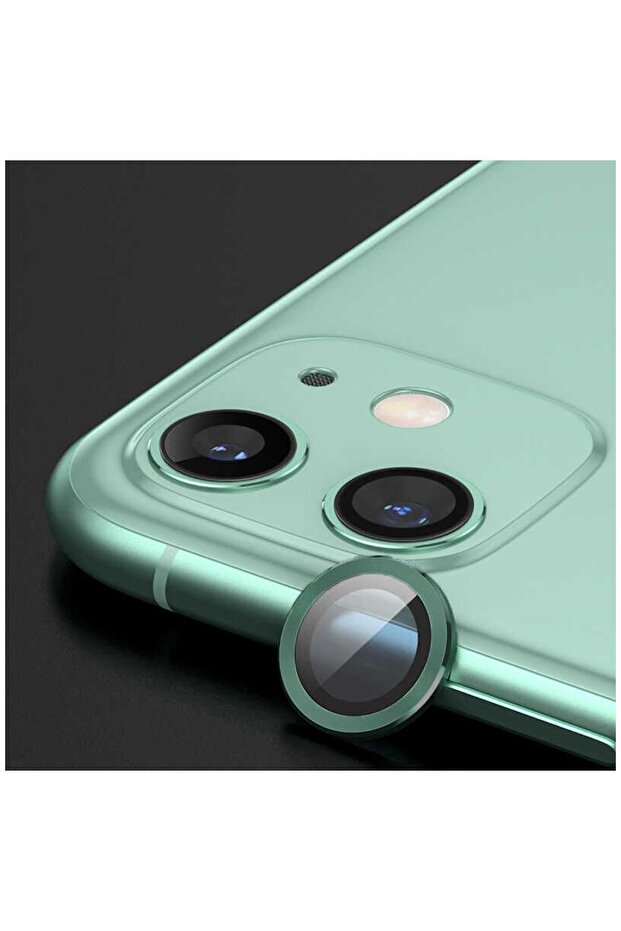 Apple iPhone 12 Mini Compatible Cl-07 Camera Lens Protector Green