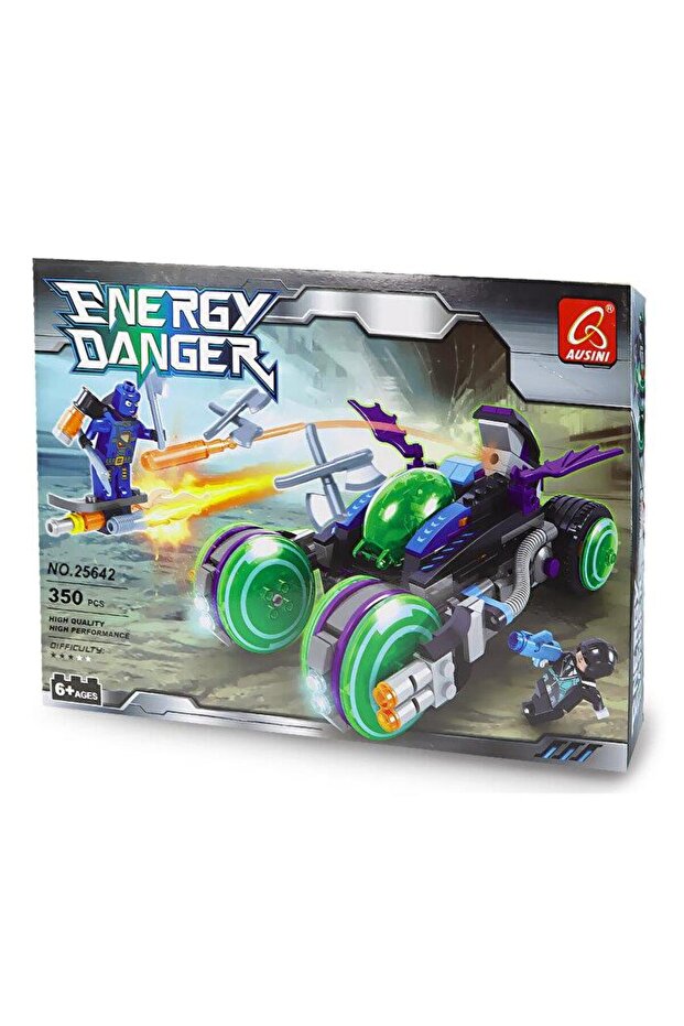 Energy Danger Super Vehicle Battle Set 350 Piece Building Block Toy