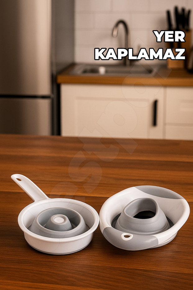 2-Piece Collapsible Funnel Set - Accordion Handle Funnel and Jar Funnel - Foldable, Does Not Take up Space - 3