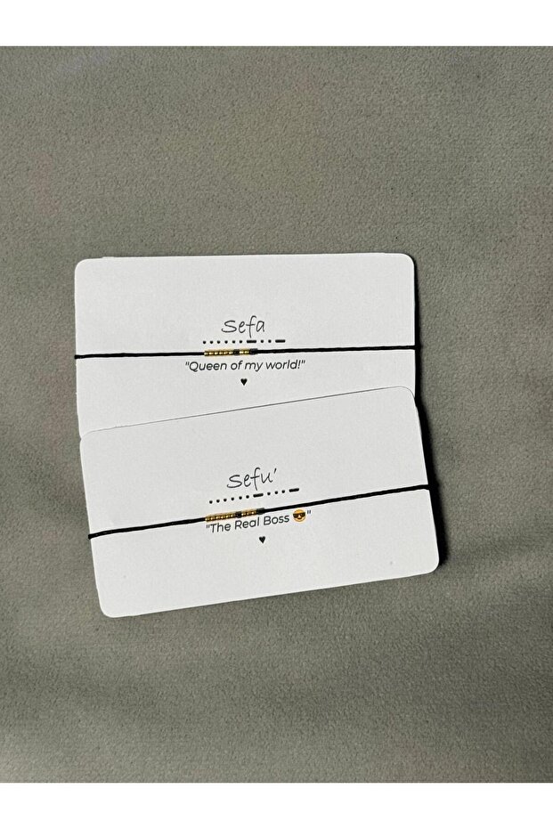 Set bratari Cod Morse Sefu & Sefa - 1