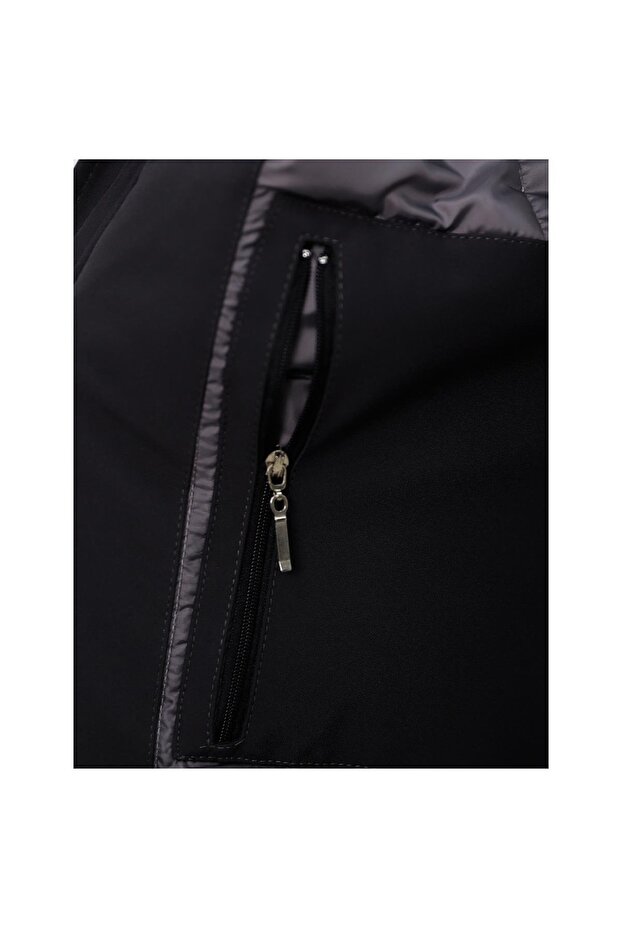 SİYAH Kışlık Mont - 5