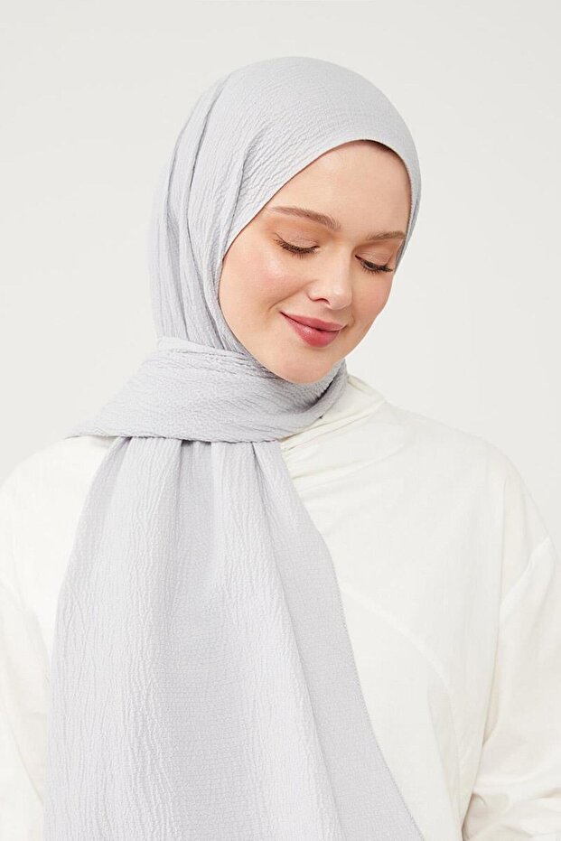 Açık Gri Harmoni Şal - 2