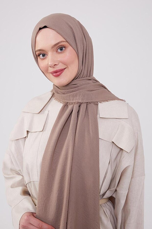 شال قطني كبير الحجم من لاتيه