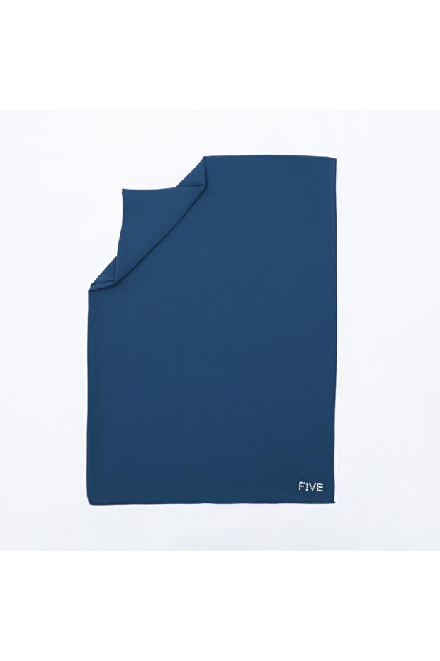 Dark Blue Medina Silk Shawl