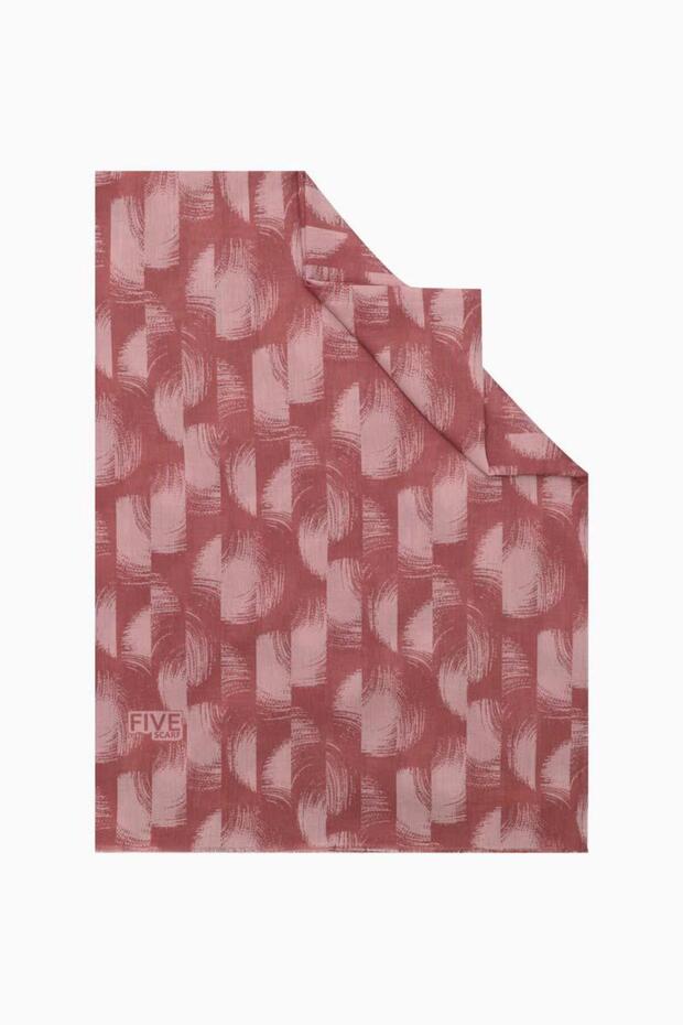 Dark Powder Relax Spiral Batik Shawl