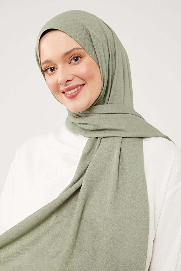 Yağ Yeşili Junset Şal - 1