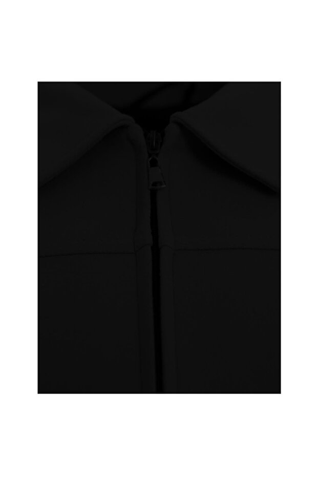 SİYAH Kaşe Mont - 3