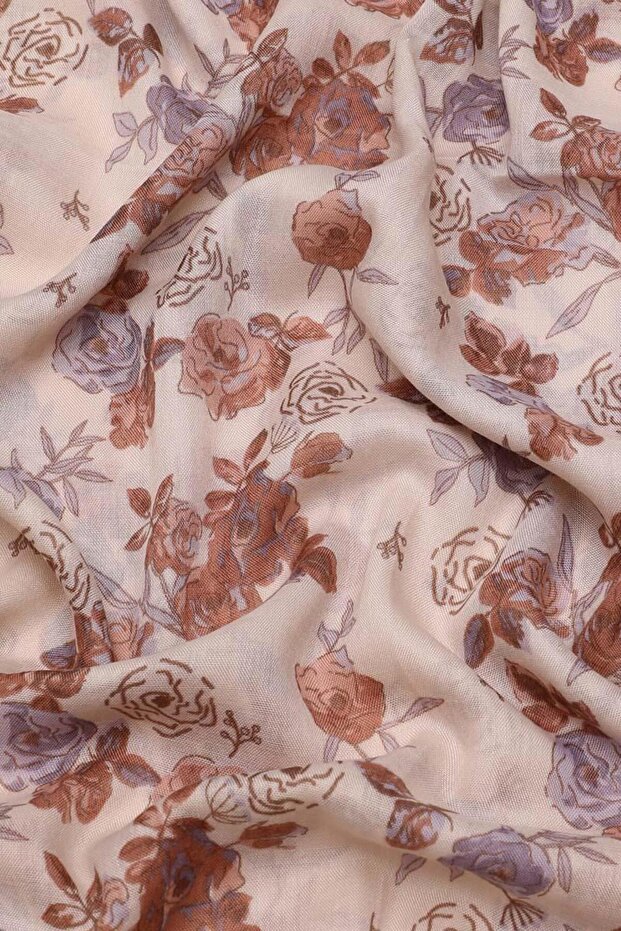 Onion Peel Relax Rose Shawl